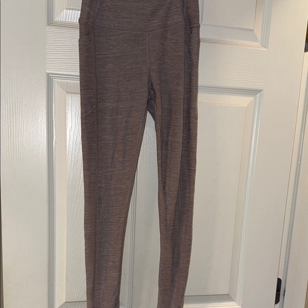Victoria's Secret purple/pink heathered Leggings for workouts yoga